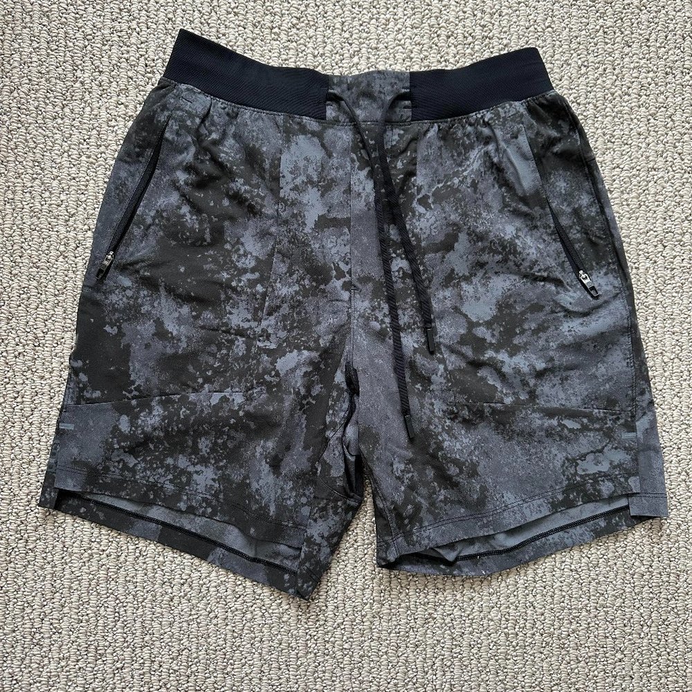 Lululemon License to Train Tactical Black Short 7" Linerless  SMALL - TXAB 26801
